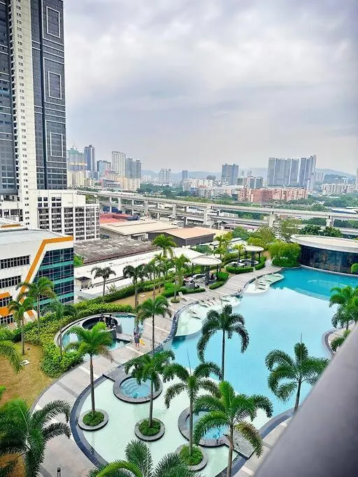 2R2B*1-6+1 Pax*Kl City*10Mins-Klcc Kuala Lumpur Lägenhet